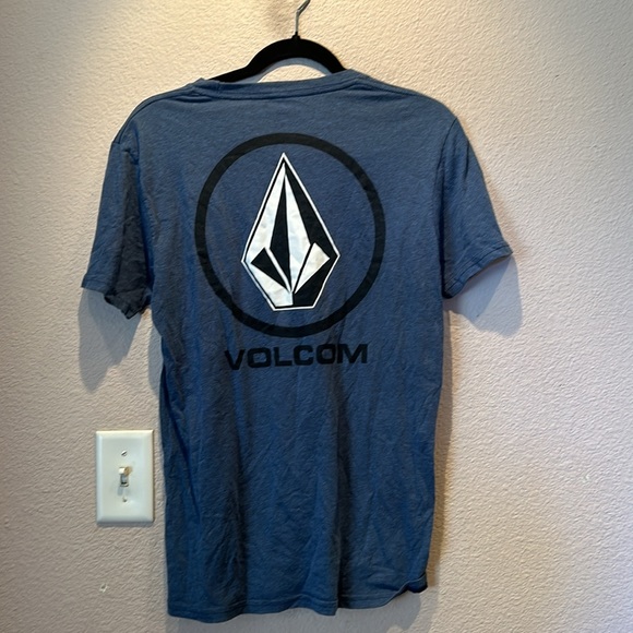 Men’s volcom blue t shirt size small - Picture 2 of 3